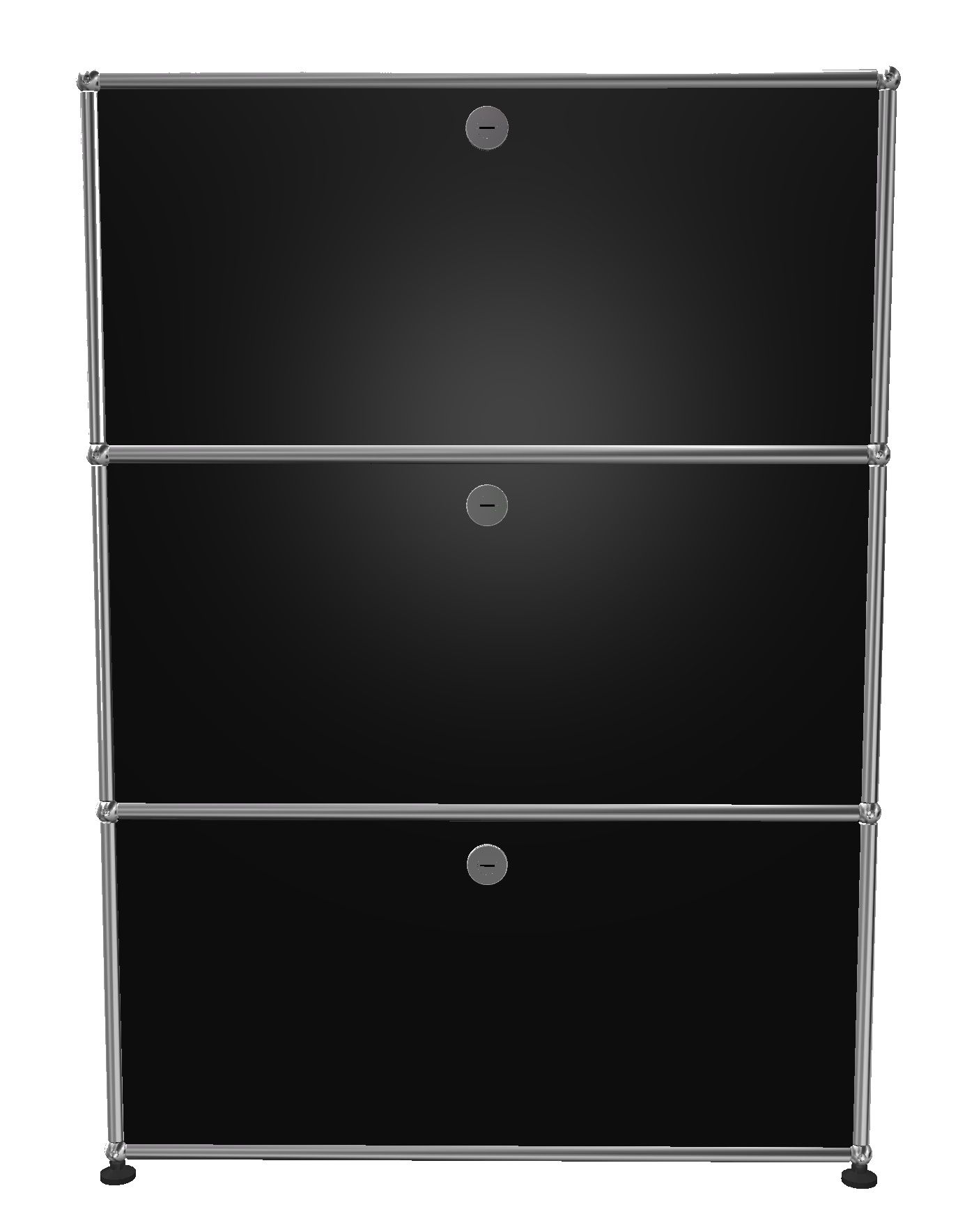 USM Haller Highboard 3 Flaps Graphite black - FAST DELIVERY    